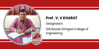 N.B. Navale Sinhgad College of Engineering, Solapur, Solapur, Head of General Science and Engineering Department:  Dr. Vinod V. Kharat Interview